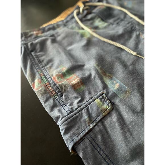 TOMMY BAHAMA Relax Blue w/Beer Pattern Swim Trunks sz L - Picture 6 of 14